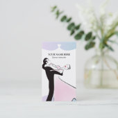 Carte De Visite Affaires classiques d'instructeur de danse de (Debout devant)