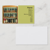 Carte De Visite Affaires CXard d'herbes (Devant / Derrière)