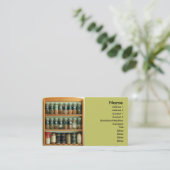 Carte De Visite Affaires CXard d'herbes (Debout devant)