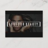 Carte De Visite Affaires de beauté (Devant)