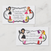 Carte De Visite Affaires de broderie (Devant / Derrière)