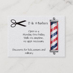 Carte De Visite affaires de coiffeur