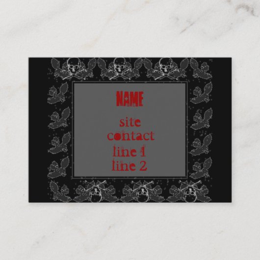 Carte De Visite affaires de hollyskull (Devant)