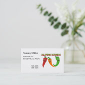 Carte De Visite Affaires de Jalapeno (Debout devant)