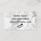 Carte De Visite affaires de maquilleur (Dos)