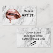 Carte De Visite affaires de maquilleur (Devant / Derrière)