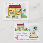 Carte De Visite Affaires de ménage (Devant / Derrière)