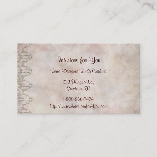 Carte De Visite Affaires de Nouve d'art (Devant)