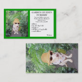 Carte De Visite Affaires de pépinière de jardin (Devant / Derrière)