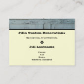 Carte De Visite Affaires de rénovation/de retouche/restauration (Dos)