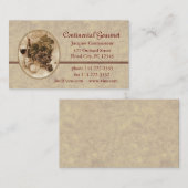 Carte De Visite Affaires de restauration (Devant / Derrière)