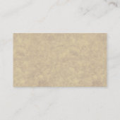 Carte De Visite Affaires de restauration (Dos)