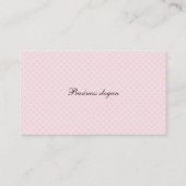 Carte De Visite Affaires de Romance (Dos)