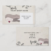 Carte De Visite affaires de singe nerd (Devant / Derrière)