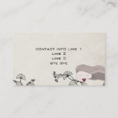Carte De Visite affaires de singe nerd (Dos)