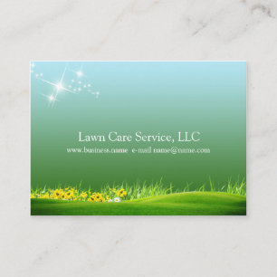 Carte De Visite affaires de soin de pelouse