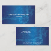 Carte De Visite Affaires d'ingénieur (Devant / Derrière)