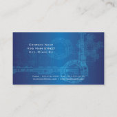 Carte De Visite Affaires d'ingénieur (Dos)