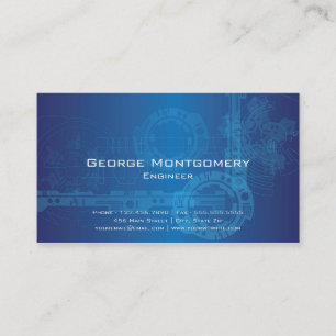 Carte De Visite Affaires d'ingénieur