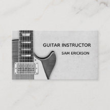 affaires d'instructeur de guitare