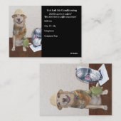 Carte De Visite Affaires drôles de climatisation (Devant / Derrière)