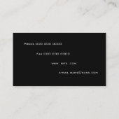 Carte De Visite affaires du centre (Dos)