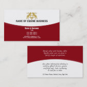 Carte De Visite Affaires équines équestres d'équitation (Devant / Derrière)