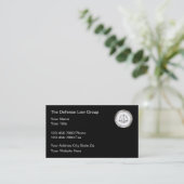 Carte De Visite Affaires et renvoi d'avocat classique (Debout devant)