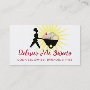 Carte De Visite affaires géantes c de bonbons à boulangère de