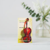 Carte De Visite Affaires/instructeur de violon (Debout devant)