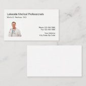 Carte De Visite Affaires Médicales de photo de bureau (Devant / Derrière)