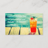 Carte De Visite Affaires mobiles de barre ou de barman (Devant)
