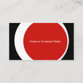 Carte De Visite Affaires modernes/carte sociale de profil de mise (Dos)