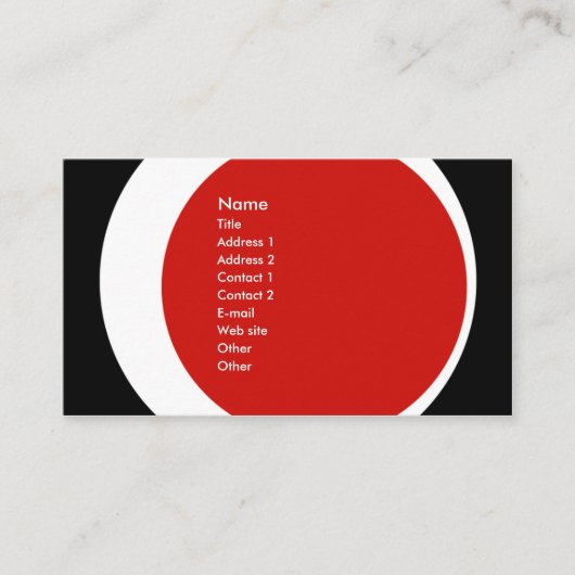 Carte De Visite Affaires modernes/carte sociale de profil de mise (Devant)