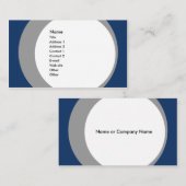 Carte De Visite Affaires modernes/carte sociale de profil de mise (Devant / Derrière)