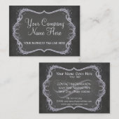 Carte De Visite Affaires modernes de remous typographique de (Devant / Derrière)