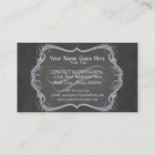 Carte De Visite Affaires modernes de remous typographique de (Dos)