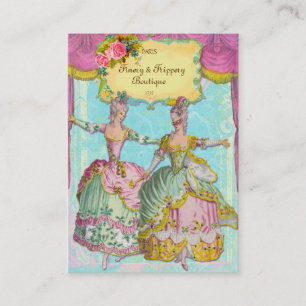 CARTE DE VISITE AFFAIRES POTELÉES DE TAILLE DE BOUTIQUE DE PARURE