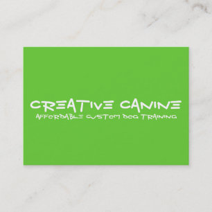 Carte De Visite Affaires professionnelles de chien et carton