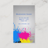 Carte De Visite Affaires professionnelles de peinture (Dos)