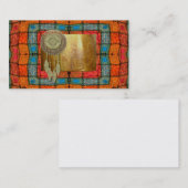 Carte De Visite Affaires psychiques gitanes d'astrologie de plume (Devant / Derrière)