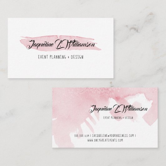 Carte De Visite Affaires simples modernes de conception d'art de (Devant / Derrière)