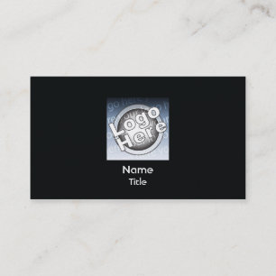 Carte De Visite Affaires simples noires