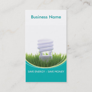 Carte De Visite Affaires vertes - énergie