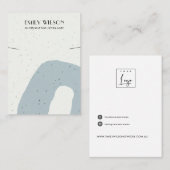 CARTE DE VISITE AFFICHAGE DE BRACELET DE COULEUR GREC ABSTRAIT (Devant / Derrière)