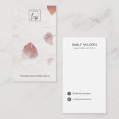 CARTE DE VISITE AFFICHAGE DE BRACELET DE PAPIER À LA MAIN (Devant / Derrière)