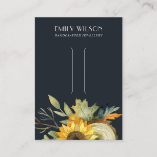 CARTE DE VISITE AFFICHAGE DE L'AUTOMNE DES CHEVEUX EN BOIS DE L'É