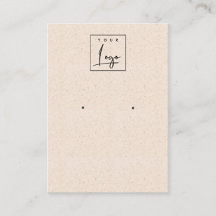 Carte De Visite Affichage de logo de texture de céramique rose Blu