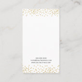 Carte De Visite Affichage de l'oreille du logo professionnel perso (Dos)