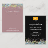 Carte De Visite Affichage de l'oreille Faux arc-en-ciel Parties sc (Devant / Derrière)